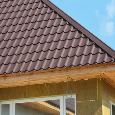 A Roof With Synthetic Shingles.